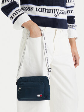 Tommy Jeans Handtasche Tommy Jeans Tjw Ess Daily Crossover AW0AW18462 Dunkelblau