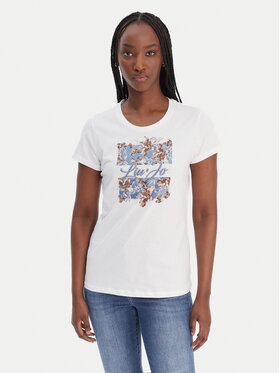 Liu Jo Liu Jo Camiseta WA6493 JS923 Blanco Regular Fit