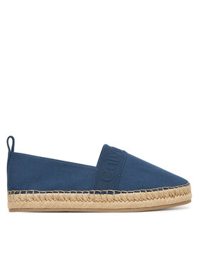 Calvin Klein Espadrilles Calvin Klein Oblique Espadrille Webbing HW0HW02934 Blau