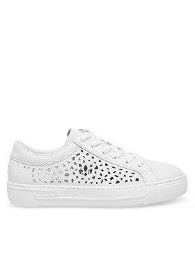 Rieker Sneakers Rieker L8831-80 Alb