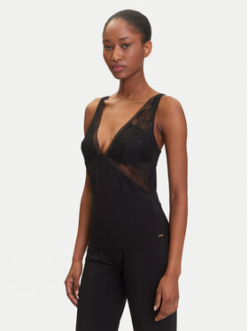 BOSS BOSS Pižamos marškinėliai Peony 50545590 Juoda Regular Fit