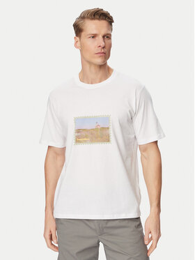 Jack & Jones Jack & Jones Camiseta Montauk Photo 12290890 Blanco Regular Fit