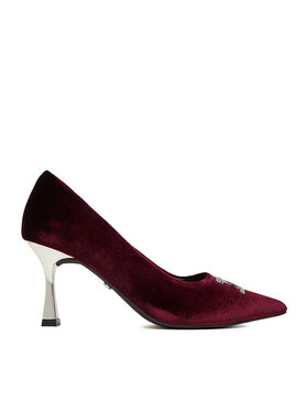 Juicy Couture Pantofi cu toc subțire Juicy Couture EO-R24SS94659 Vișiniu