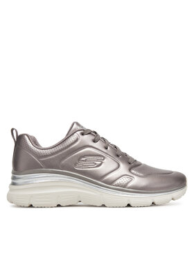 Skechers Sneakers Skechers FASHION FIT - GLOW UP 149749 PEW Silberfarben