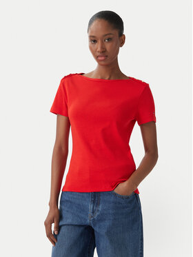 Tommy Hilfiger Tommy Hilfiger T-Shirt WW0WW49250 Κόκκινο Slim Fit