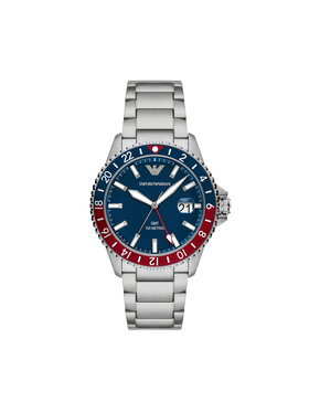 Emporio Armani Pulkstenis Emporio Armani Diver AR11590 Sudraba