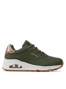 Skechers Sneakersy Skechers Uno Shimmer Away 155196/OLV Khaki