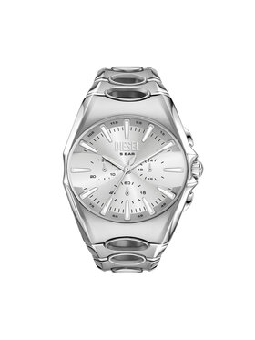 Diesel Pulkstenis Diesel D-Curve Chronograph DZ4694 Sudraba