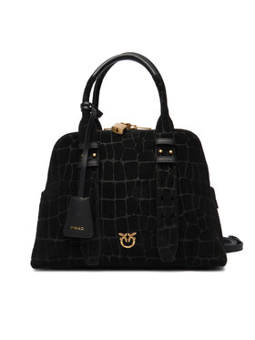 PINKO Kabelka PINKO Bowling Bag Medium AI 25-26 PLTT 105906 A2YW Čierna