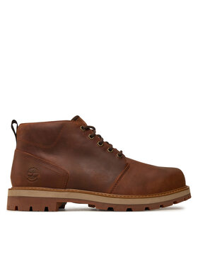 Timberland Šnurovacia obuv Timberland BRITTON ROAD MID CHUKKA WP TB0A69TWEM61 Hnedá