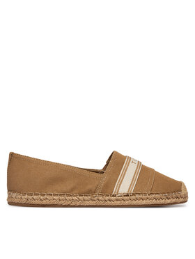 Tommy Hilfiger Espadrile Tommy Hilfiger Hilfiger Webbing Espadrille FW0FW09334 Smeđa