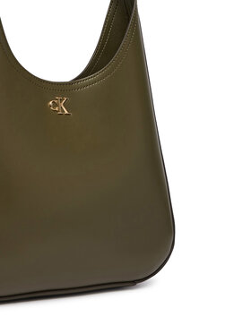 Calvin Klein Rankinė Calvin Klein Ck Medium Shoulder Bag LV04F3522G Tamsiai žalia