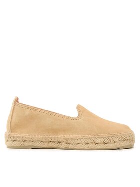 Manebi Еспадрильї Manebi Suede Flat Espadrilles Бежевий