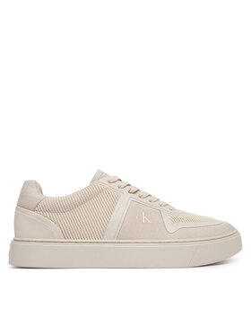 Calvin Klein Superge Calvin Klein Classic Cups Laceup Knit HM0HM02130 Bež