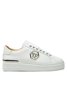PHILIPP PLEIN Sneakersy PHILIPP PLEIN AADS USC0665 PLE010N Bílá