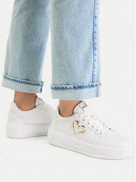 LOVE MOSCHINO Снікерcи LOVE MOSCHINO JA15485G0OIA0100 Білий