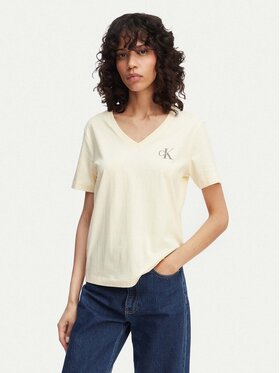 Calvin Klein Jeans Calvin Klein Jeans Conjunto de camisetas LV047C906G Amarillo claro Regular Fit
