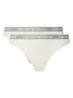 Emporio Armani Underwear Emporio Armani Underwear Conjunto de bragas brasileñas EW000404 AF19026 M0082 Blanco