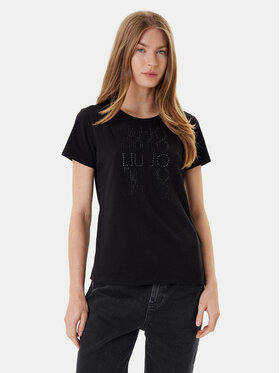 Liu Jo Sport Liu Jo Sport Camiseta TF5166 JS003 Negro Regular Fit