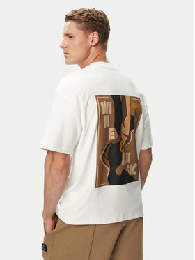 HUGO HUGO Футболка Detzi 50563795 Білий Relaxed Fit