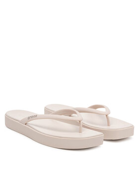 Crocs Σαγιονάρες Crocs Miami Square Flatform Flip 214161 Καφέ
