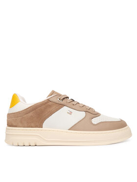 Tommy Hilfiger Sneakers Tommy Hilfiger Th Sporty Cupsole Tumbled Ltr FW0FW09024 Bej