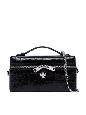 Tory Burch Τσάντα Tory Burch Charlie Embossed 185868 Μαύρο
