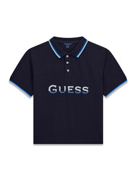 Guess Guess Поло L6GP00 KADZ4 Cиній Relaxed Fit