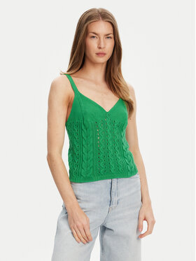 United Colors Of Benetton United Colors Of Benetton Топ 101TDH01B Зелений Slim Fit
