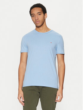 Tommy Jeans Tommy Jeans Marškinėliai Jaspe DM0DM20363 Žydra Slim Fit