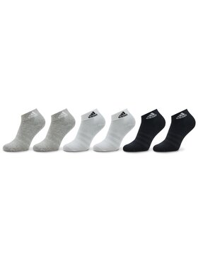 adidas Trumpos kojinės adidas Thin and Light Sportswear Ankle Socks 6 Pairs IC1307 Pilka