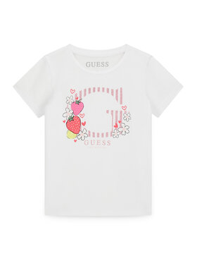 Guess Guess Camiseta K6GI00 K6YW4 Blanco Regular Fit