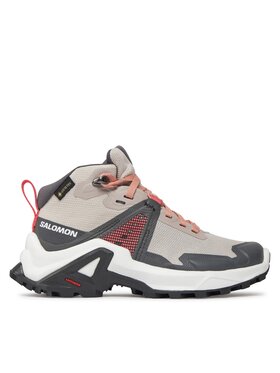 Salomon Trekingová obuv Salomon X Raise Mid GORE-TEX L47071500 Sivá