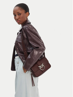 PINKO Τσάντα PINKO Love One Slouchy Zip Mini AI 25-26 PLTT 105345 A2JG Καφέ
