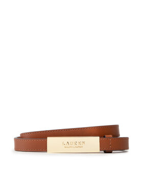 LAUREN RALPH LAUREN Cintura da donna Lauren Ralph Lauren New Plaque 412873090002 Marrone