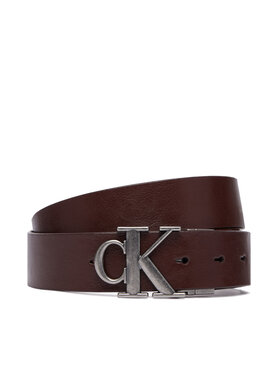 Calvin Klein Diržas Calvin Klein Ck Buckle Tumbled 35Mm Adj/Rev LV04D7049G Ruda