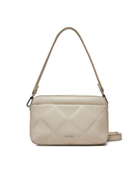 Calvin Klein Kabelka Calvin Klein Diamond Quilt Camera Bag W/Pkt K60K612907 Béžová