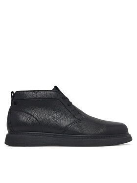 Tommy Hilfiger Polobotky Tommy Hilfiger Comfort Leather Chukka FM0FM06075 Černá