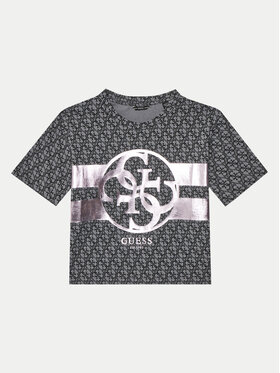 Guess Guess Футболка J5RI04 K6YW4 Чорний Regular Fit