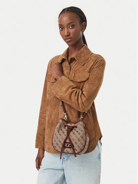 Guess Torebka Guess Samantha Mini HWJG23 13770 Brązowy