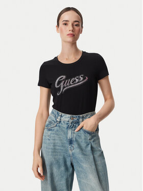 Guess Guess Camiseta W6YI21 K4337 Negro Regular Fit