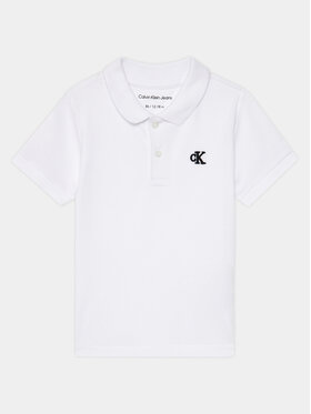Calvin Klein Jeans Calvin Klein Jeans Polo majica Summer IN0IN00170 Bela Regular Fit