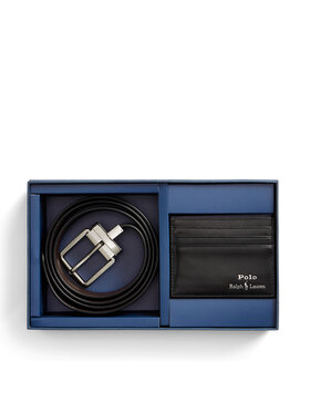 Polo Ralph Lauren Набір чохол на картки і ремінь Polo Ralph Lauren 405880721001 Чорний