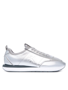 Calvin Klein Sneakers Calvin Klein Retro Runner Metallic HW0HW03287 Silberfarben