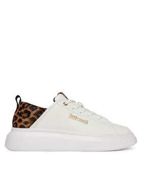 Just Cavalli Sneakersy Just Cavalli 79RA3SB7 ZPB58 Biela
