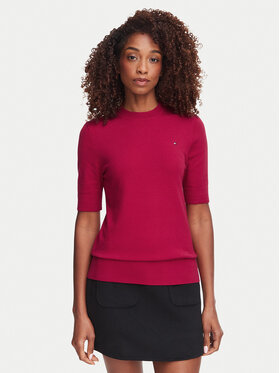 Tommy Hilfiger Tommy Hilfiger Camiseta WW0WW49705 Rojo Slim Fit