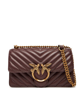 PINKO Kabelka PINKO Love One Mini Dc AI 25-26 PLTT 100074 A0GK Bordová