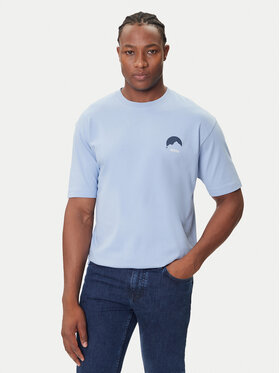 BOSS BOSS Camiseta Te_Move 50547087 Celeste Relaxed Fit