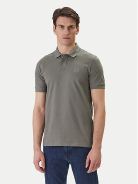 BOSS BOSS Polo Passenger 50507803 Gris Slim Fit