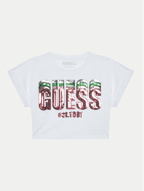 Guess Guess Футболка J5RI10 K8HM4 Білий Regular Fit